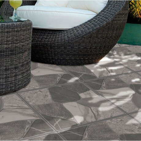 Ceramica STONE GRANILLA 45x45 Antideslizante PISO GAMAS DE GRIS