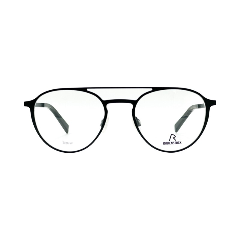 Rodenstock Redondo Oversize Doble Barra Negro Mate Rodenstock Redondo Oversize Doble Barra Negro Mate
