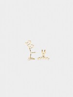 Set De Earcuffs De Perlas blanco