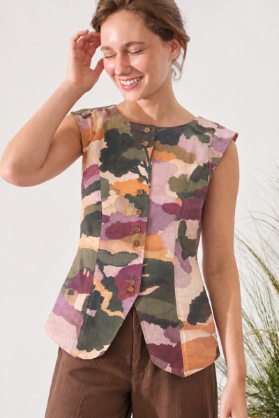 CHALECO MORRO PRINT Tierra