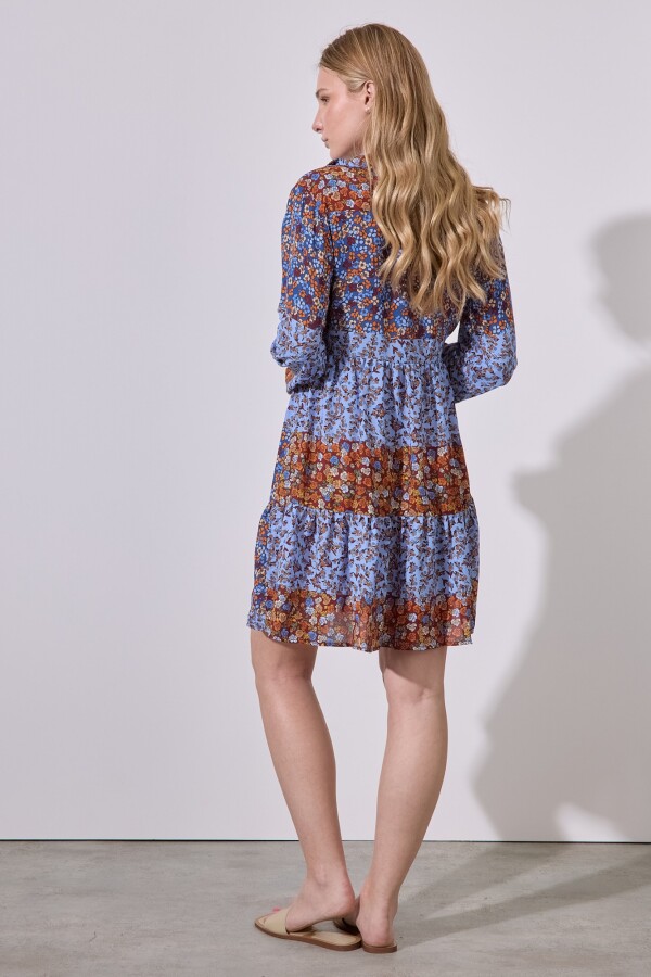 Vestido Flowers CELESTE/MULTI