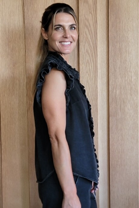 Chaleco Coco Denim Negro