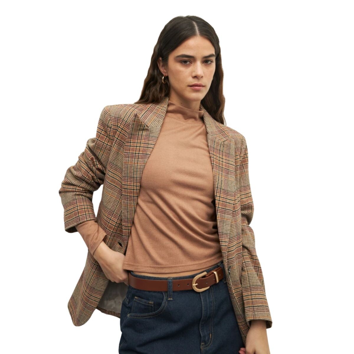 POLERA MARION XS-XL - CARAMELO 