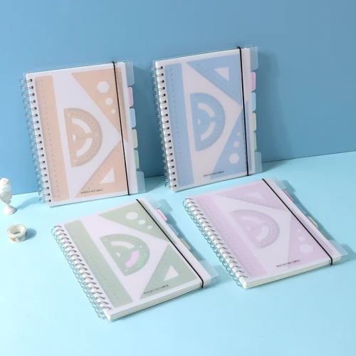 Cuaderno En Espiral Con Señaladores - L Cuaderno En Espiral Con Señaladores - L