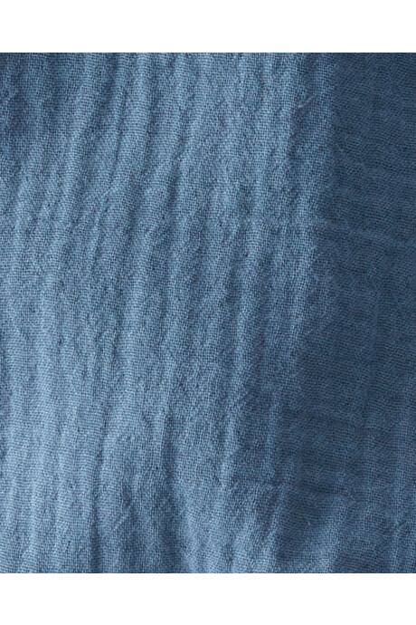 Monito de gasa de algodón orgánico, azul Sin color