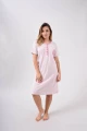 Camisón Manga Corta Cartera Rosa