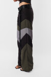 Pantalon Career Verde/negro/gris
