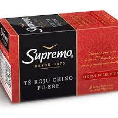 Té Rojo Supremo 20 Unidades Supremo Te Rojo X 20