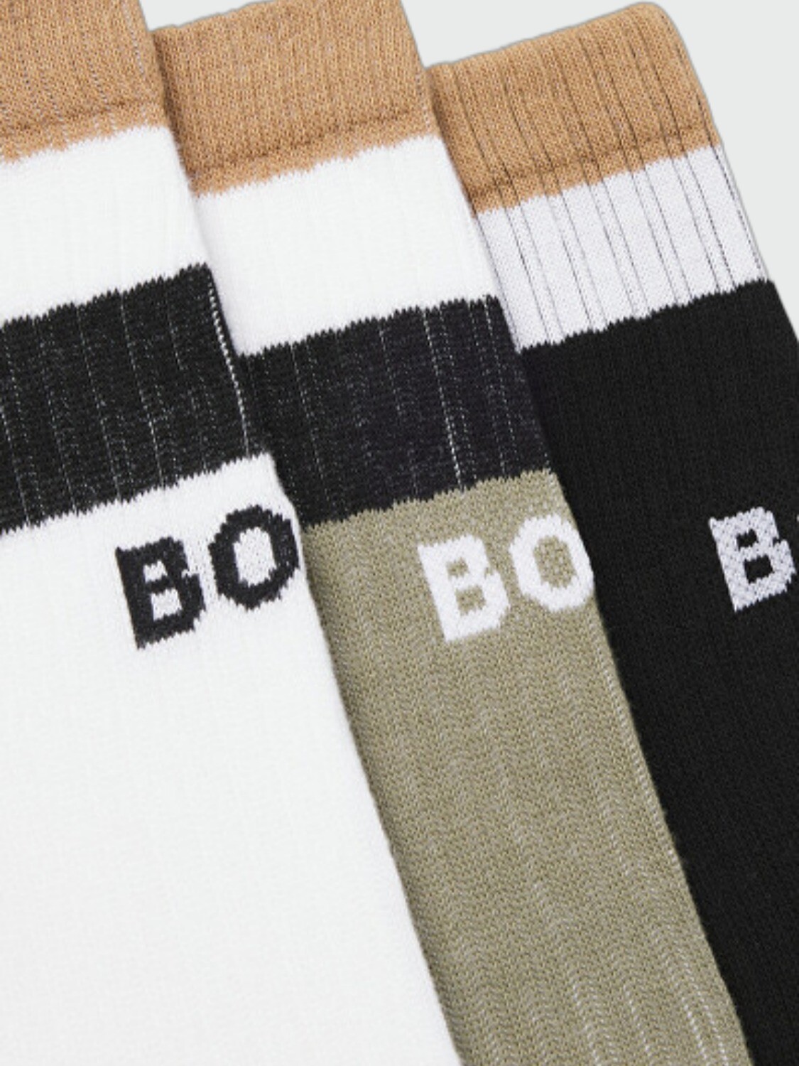 BOSS - Pack 3 Medias Multicolor Logo Surtido