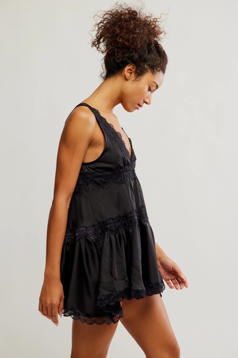 IN THIS GROOVE MINI SLIP Negro