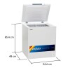 Freezer Horizontal Fhenx16100 Funcion Dual Enxuta 95 Lts Con Llave Blanco Freezer Horizontal Fhenx16100 Funcion Dual Enxuta 95 Lts Con Llave Blanco