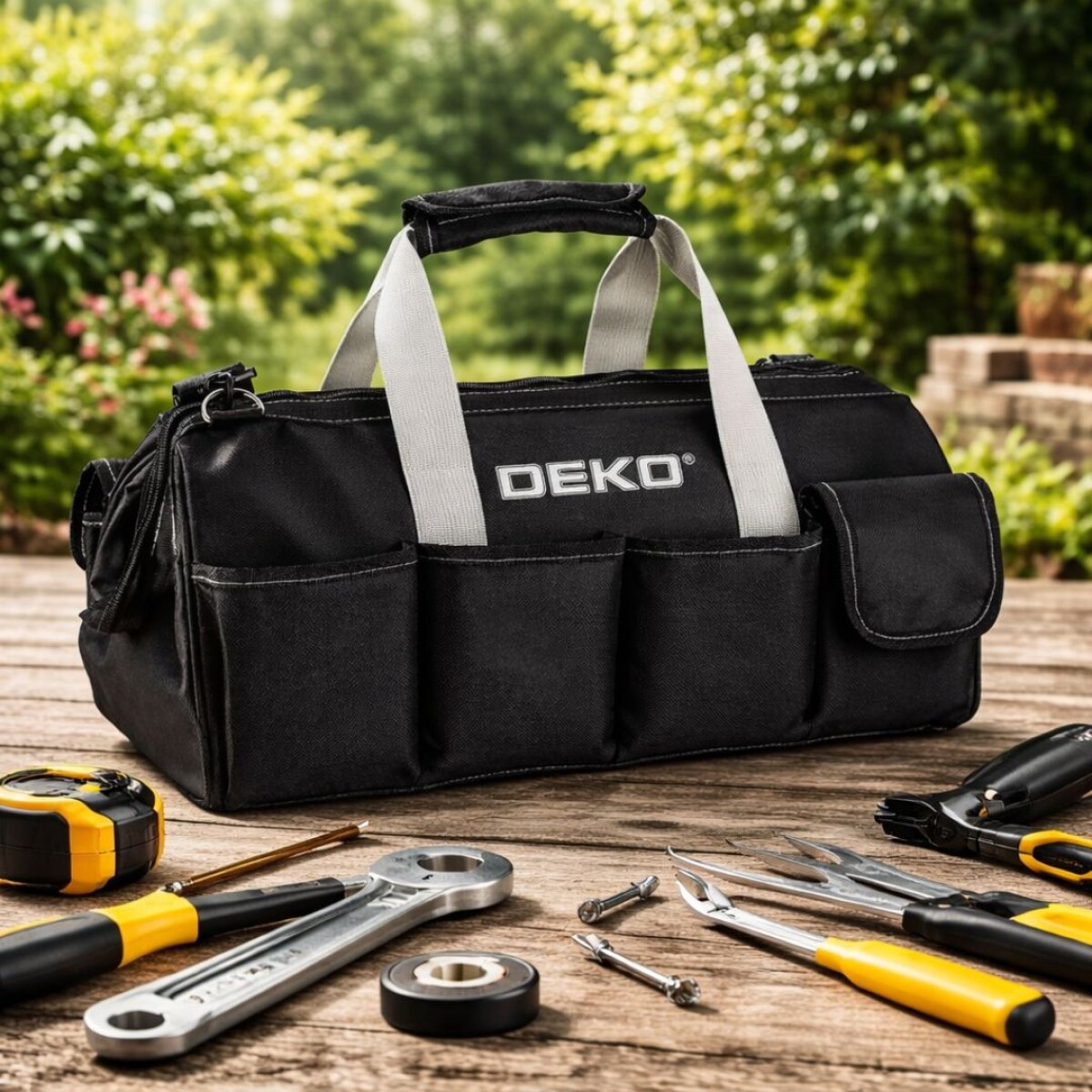 BOLSO PARA HERRAMIENTAS DEKO 35X24X25CM 
