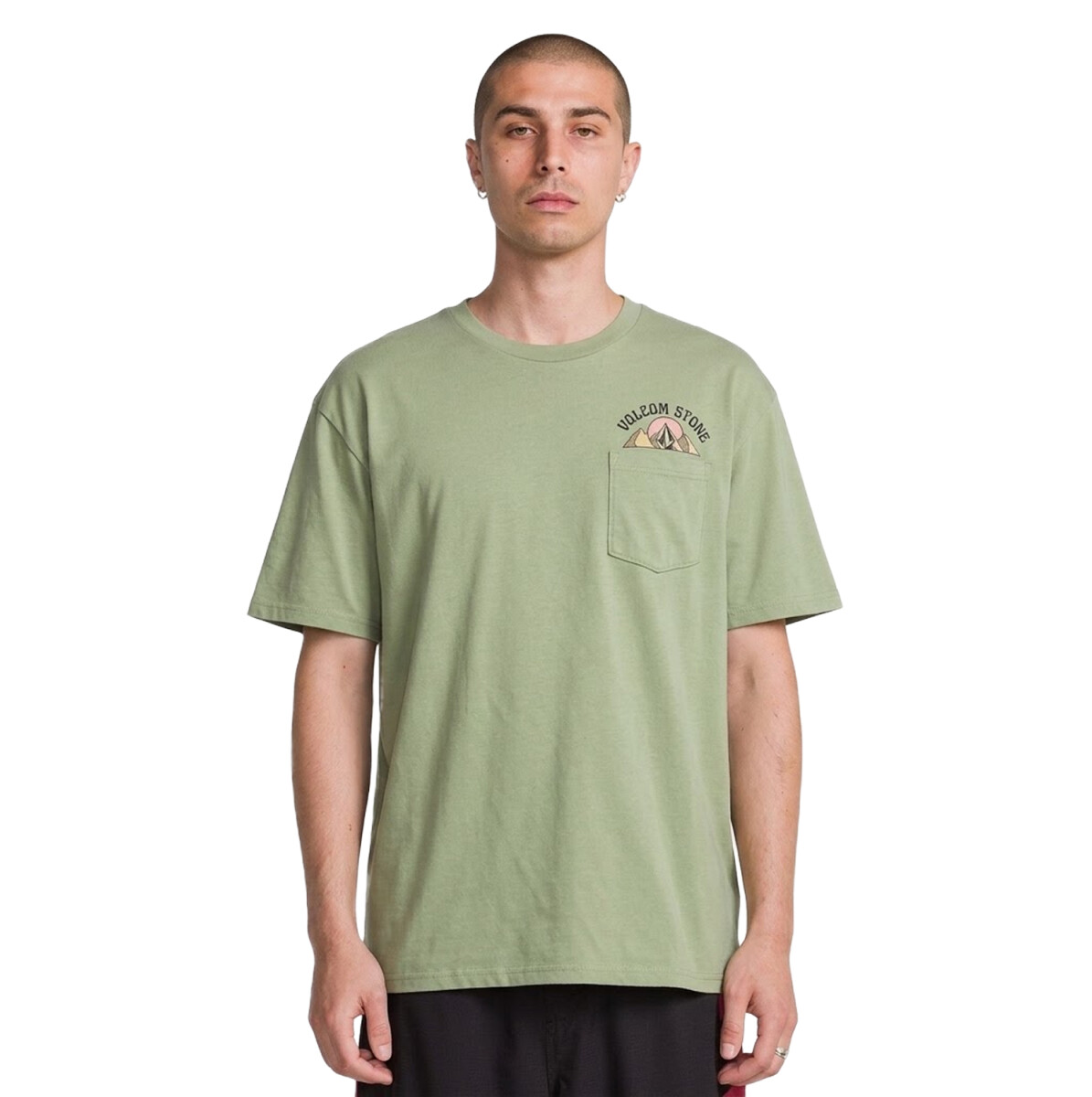 Remera Volcom ABG GREAT DIVIDE SST - Verde 