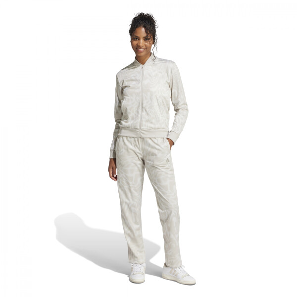 Conjunto Deportivo ADIDAS W 3S TR TS de Mujer - JD2681 Gris Claro