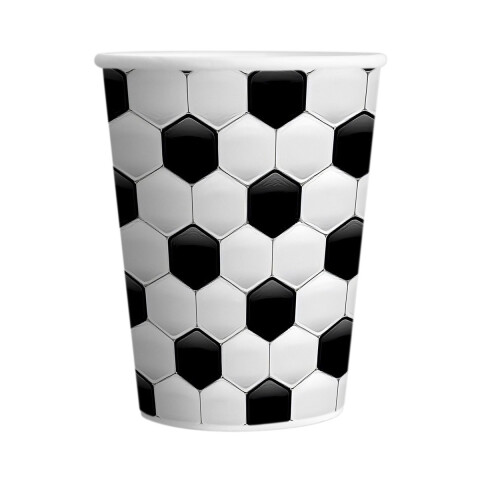 Cotillón Vaso Descartable x 8 Fútbol U
