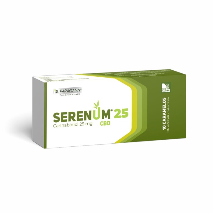 SERENUM 25 CBD CJ X 10 CARAMELOS única