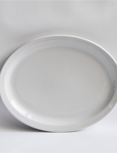 FUENTE OVAL 33CM LINEA RECTA BLANCO VERBANO FUENTE OVAL 33CM LINEA RECTA BLANCO VERBANO