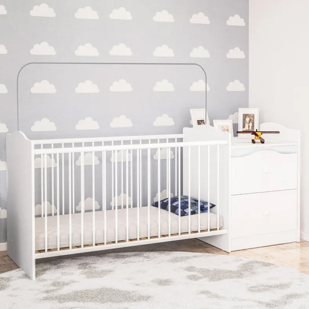 CUNA CON 2 CAJONES INFANTIL CUNA CON 2 CAJONES INFANTIL