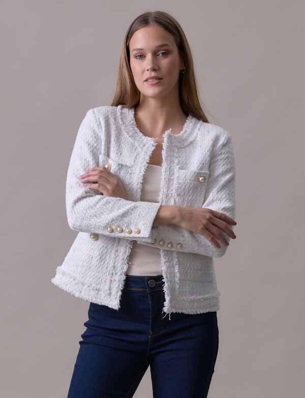 Chaqueta Boucle CRUDO