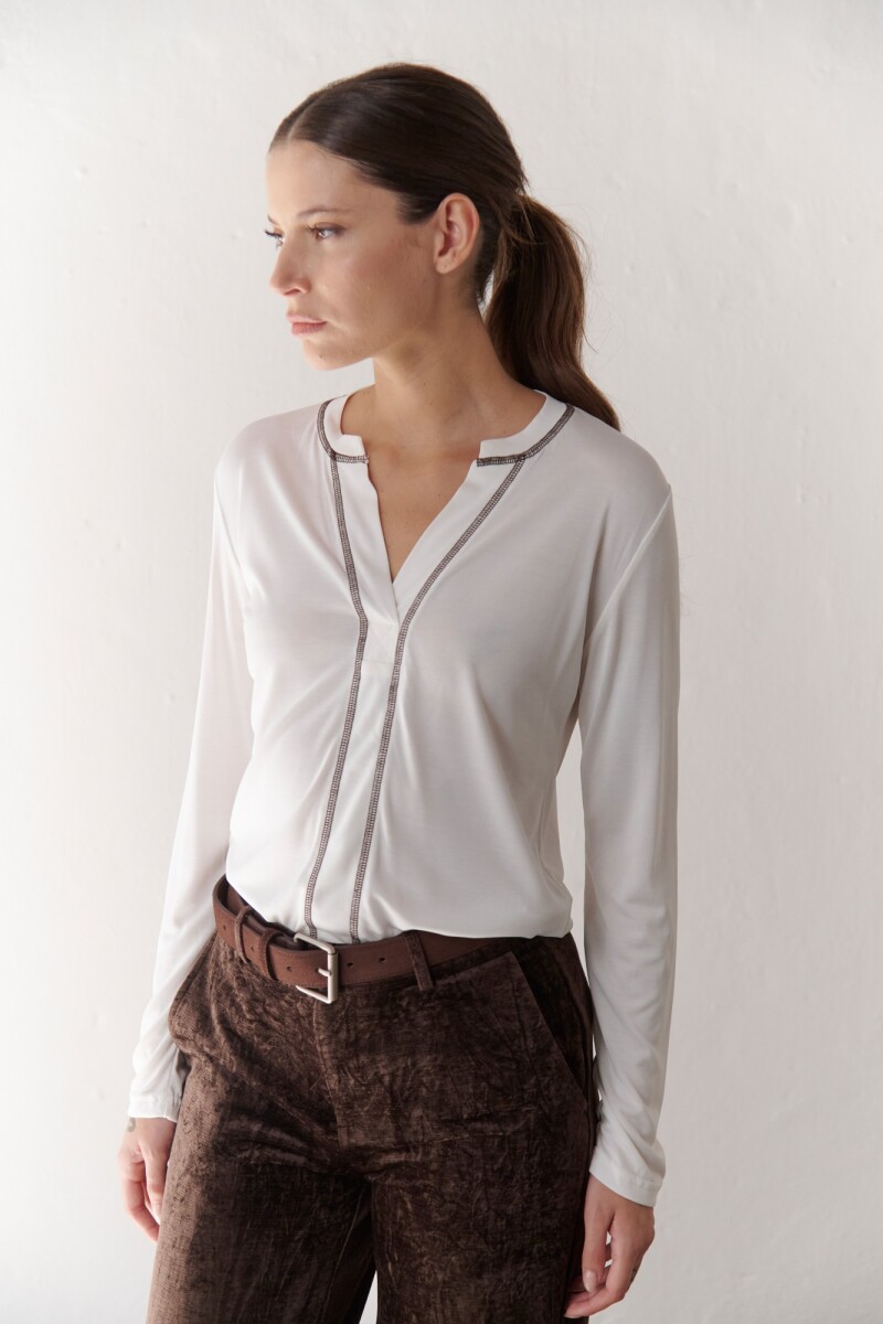 REMERA LYS NATURAL