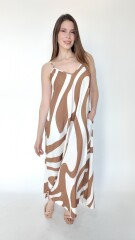 Vestido Vialuna Marrón