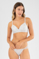 Soutien triangulo prefromado verbena Blanco