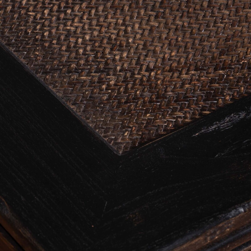 MESA RATONA MADERA NEGRO VARANASI