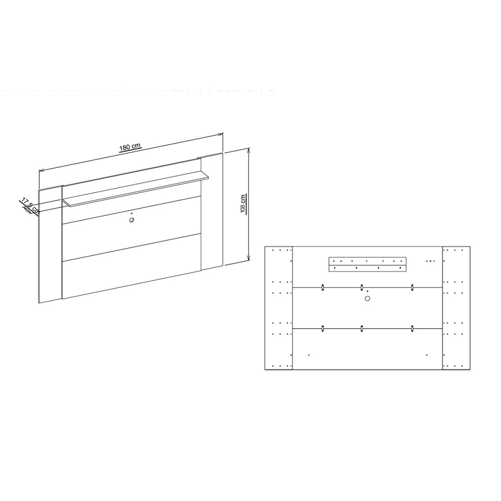 RACK PANEL MONDRIAN 1.3/1.5/1.8 COLOR OFF WHITE Rack Panel Mondrian 1.3/1.5/1.8 Color Off White