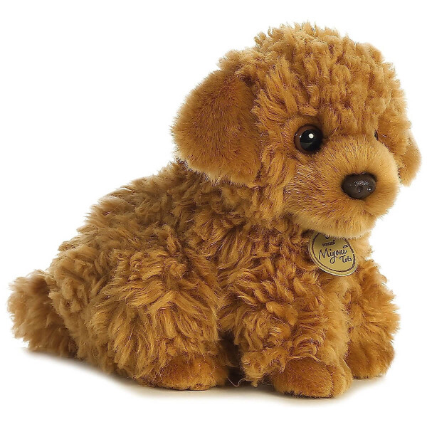Peluche Perro Poodle Cachorro Suave Peludo Calidad Aurora Peluche Perro Poodle Cachorro Suave Peludo Calidad Aurora