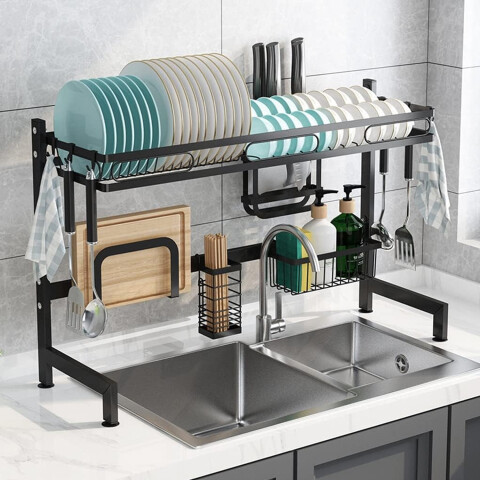 Escurridor Seca Platos De Acero Vajilla 2 Niveles Rack 70cm Cocina Bacha Mesada Imback Escurridor Seca Platos De Acero Vajilla 2 Niveles Rack 70cm Cocina Bacha Mesada Imback