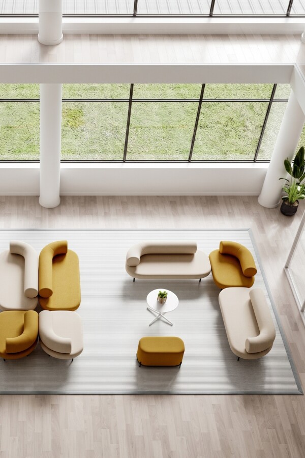 Sofá modular Pompidou 1C left Beige