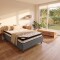Sommier plaza y media HAMPTONS Mercury Gris