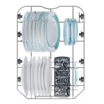 LAVAVAJILLAS CANDY CF0C7SB0FX acero inoxidable