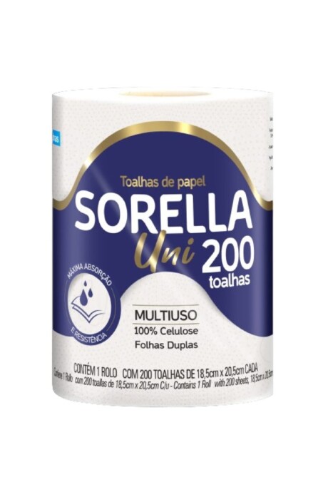 Rollo De Cocina Sorella Doble Hoja X 200 Toallas - Pack X 12 Rollo De Cocina Sorella Doble Hoja X 200 Toallas - Pack X 12