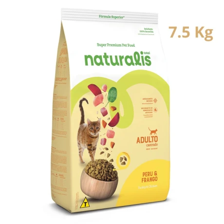 NATURALIS GATO ADULTO CHICKEN & TURKEY 7.5KG Naturalis Gato Adulto Chicken & Turkey 7.5kg