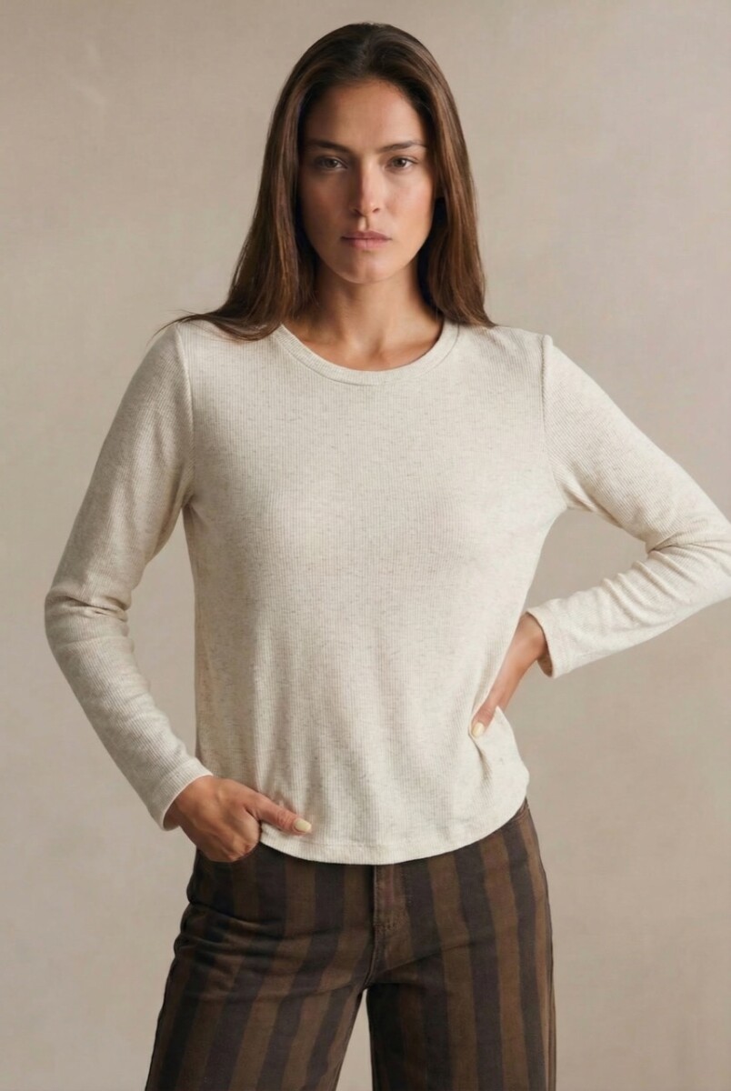 Remera Con Lino - Arena 