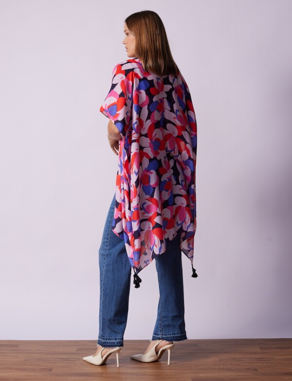 Kimono Printed MULTI/ROSA