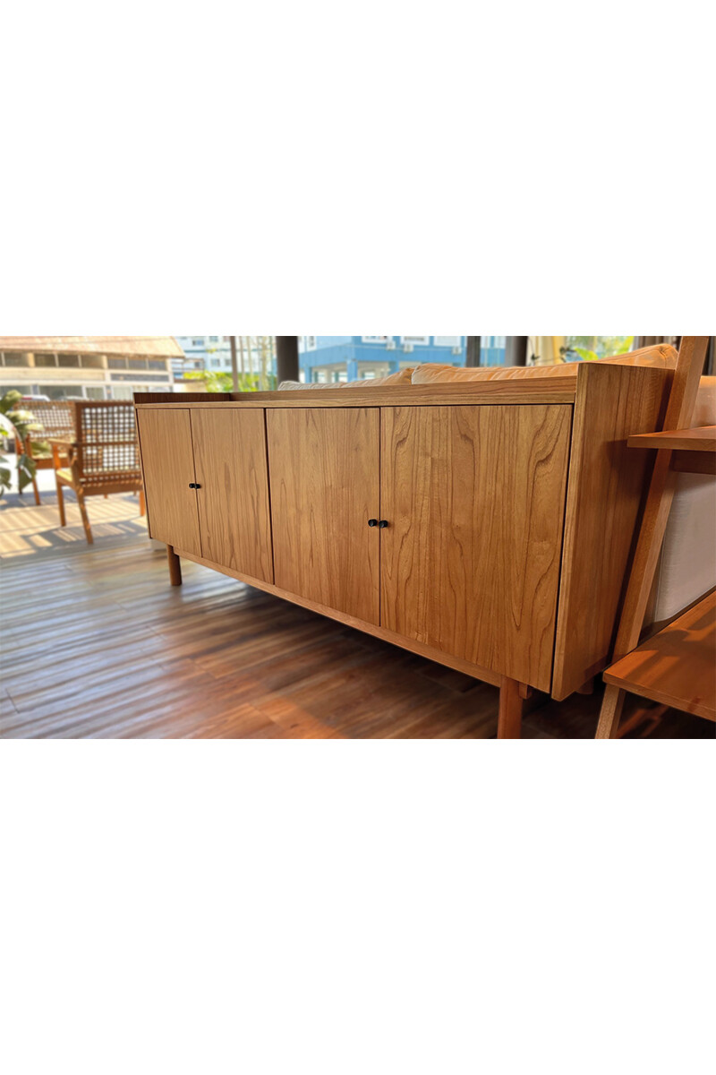 ISLA APARADOR ISLA CINAMOMO NATURAL 200X49X85H CM