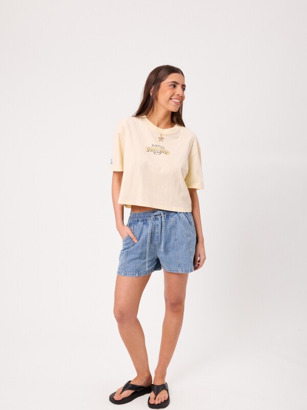 T-SHIRT DOBI RUSTY Crema