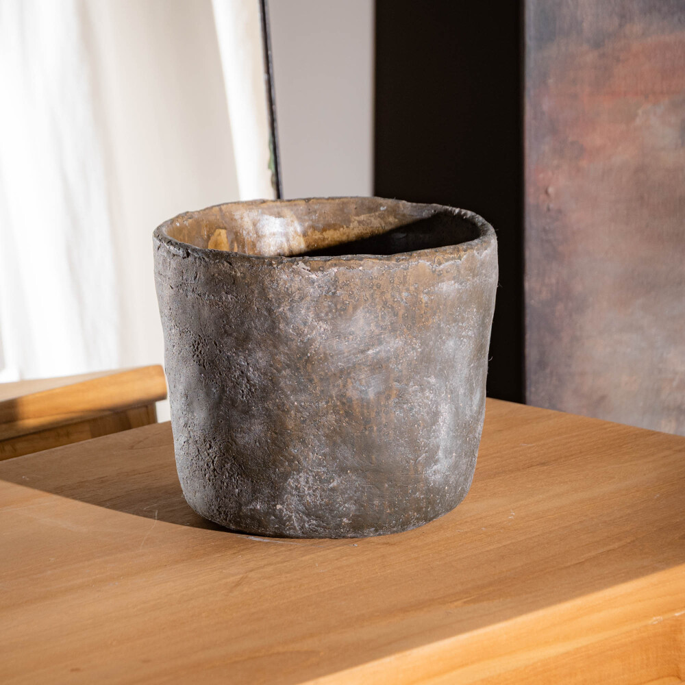 Jarrón Marvin marrón, L Jarrón Marvin marrón, L