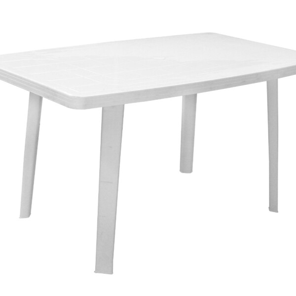 MESA RECTANGULAR FLORENCIA 138X82X73 BLANCA BLANCO