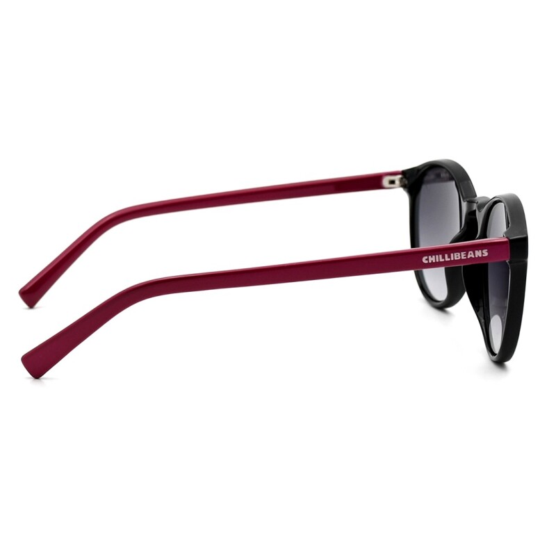 Lentes de Sol Chilli Beans Kids Illinois Negro - Fucsia