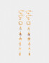 Aros Sets Con strass Sets De Aros Con Strass - Dorado