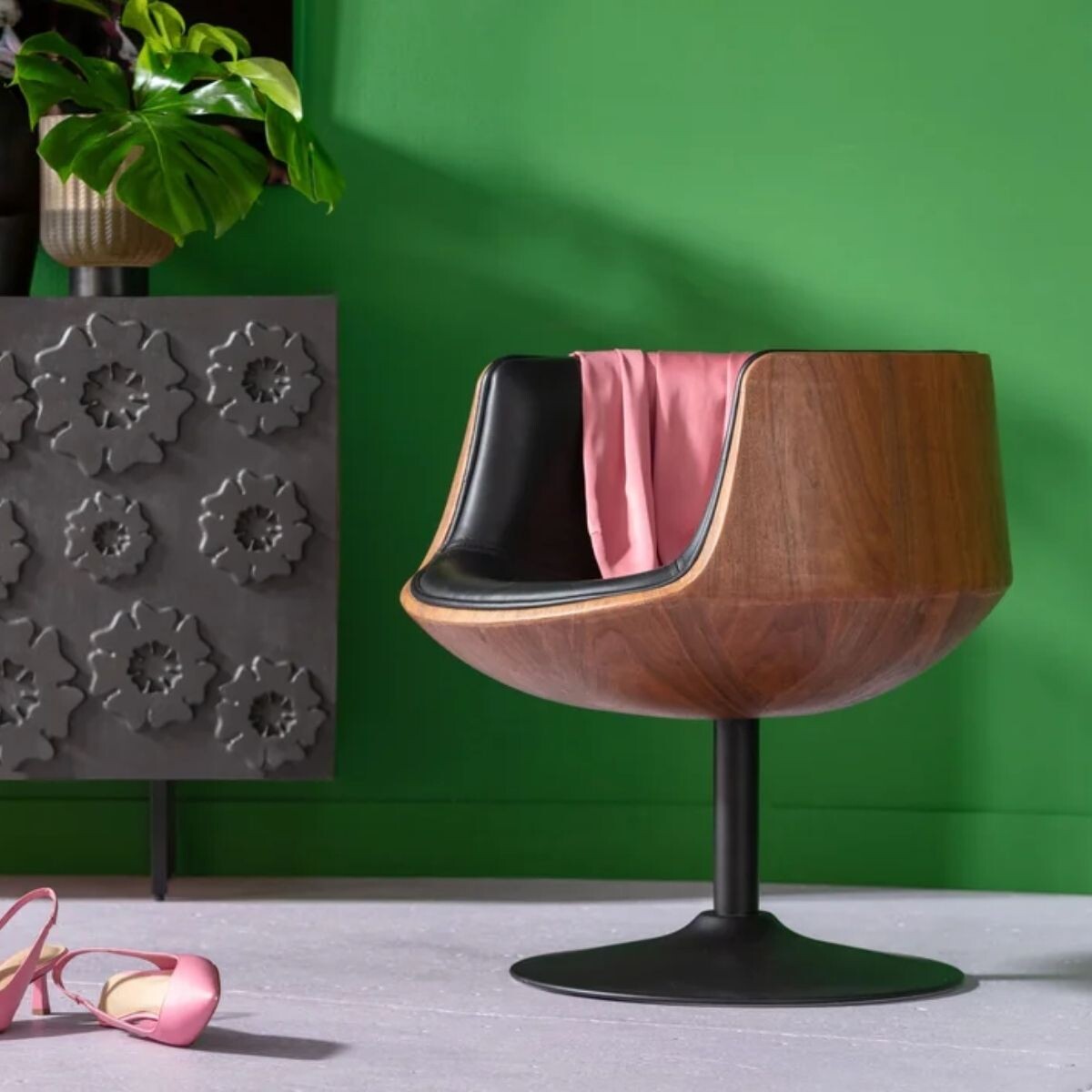 POLTRONA CLUB WALNUT Gris 