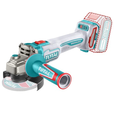 Amoladora Angular 5" Inalámbrica A Batería 20v - Sin Carbones Amoladora Angular 5" Inalámbrica A Batería 20v - Sin Carbones
