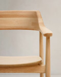 Silla Fondes de madera maciza de roble con acabado natural FSC Mix Credit Silla Fondes de madera maciza de roble con acabado natural FSC Mix Credit