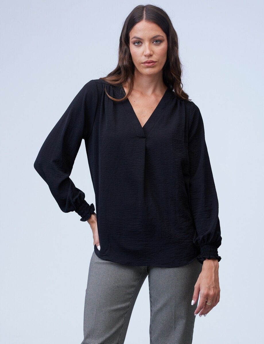 Blusa Frunces - Negro 