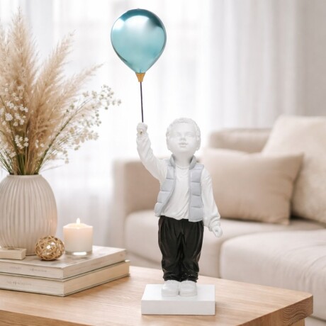 DECORACION BALLOON BOY Blanco - -