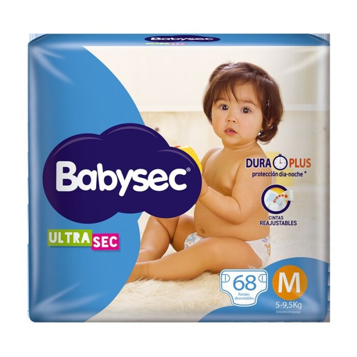 BABYSEC ULTRA JUMBO MEDIANO PAQ. X 68 UN única