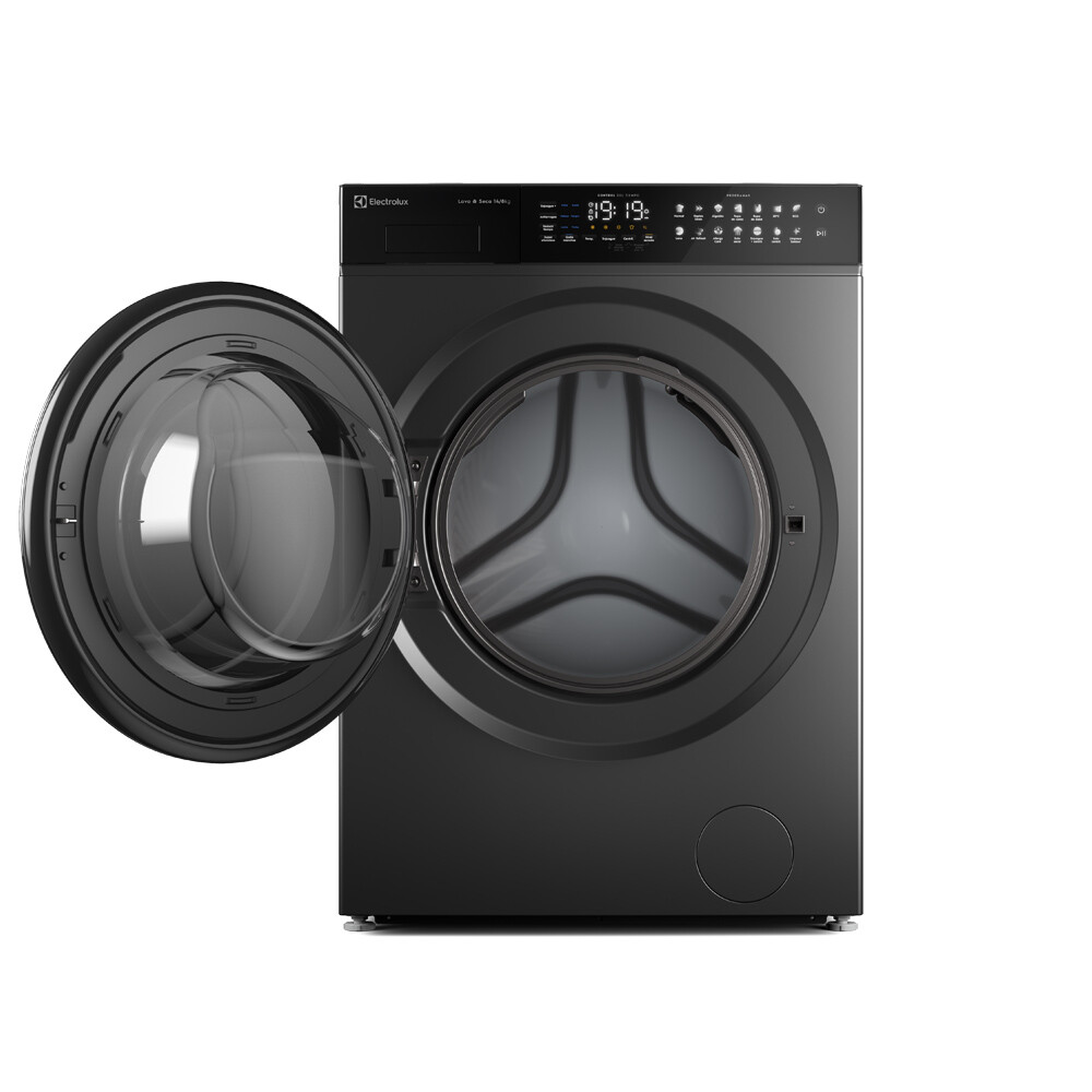 Lavasecarropas Carga Frontal Electrolux 14kg / 8kg Negro - Inverter Lavasecarropas Carga Frontal Electrolux 14kg / 8kg Negro - Inverter